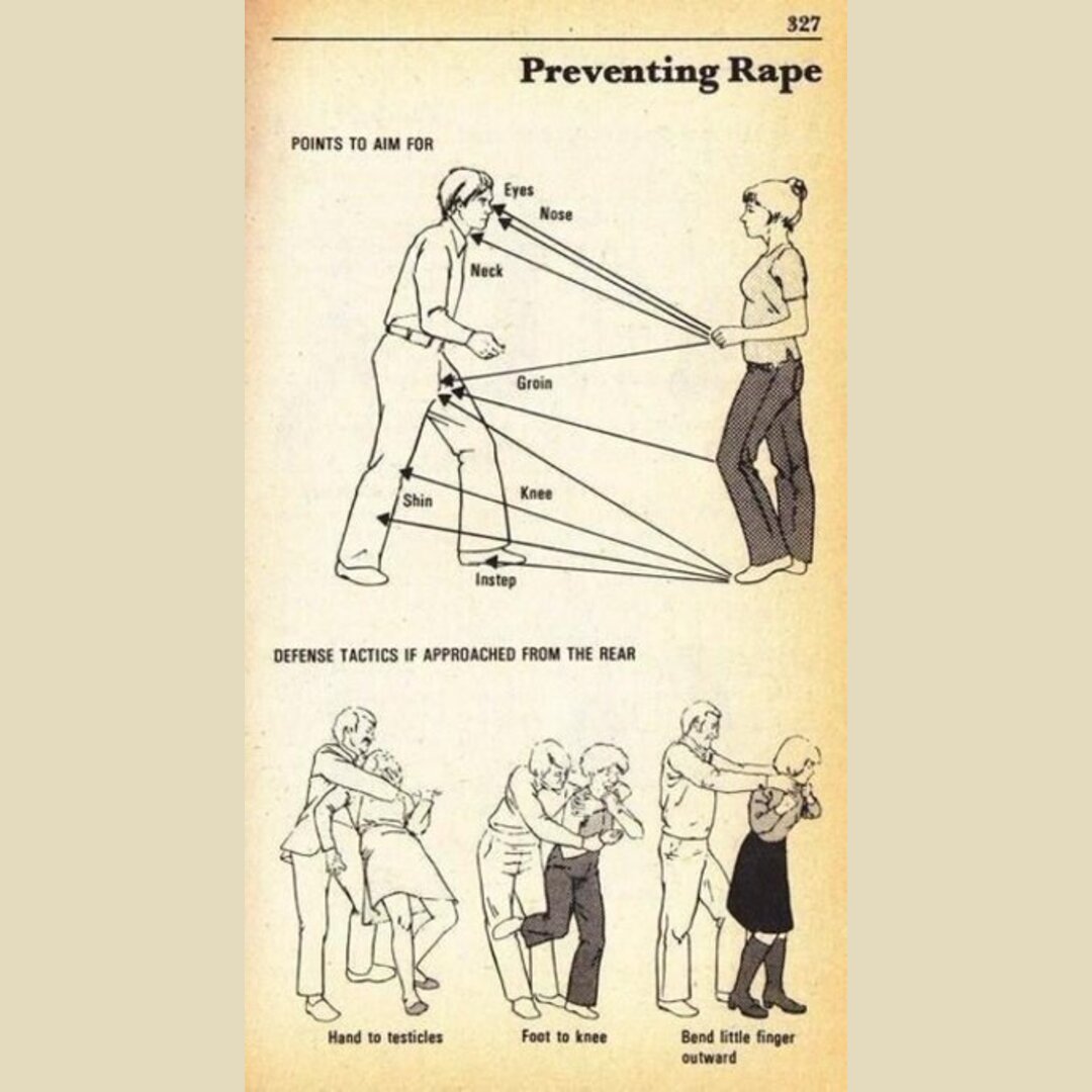 Defensive way to prevent rape.