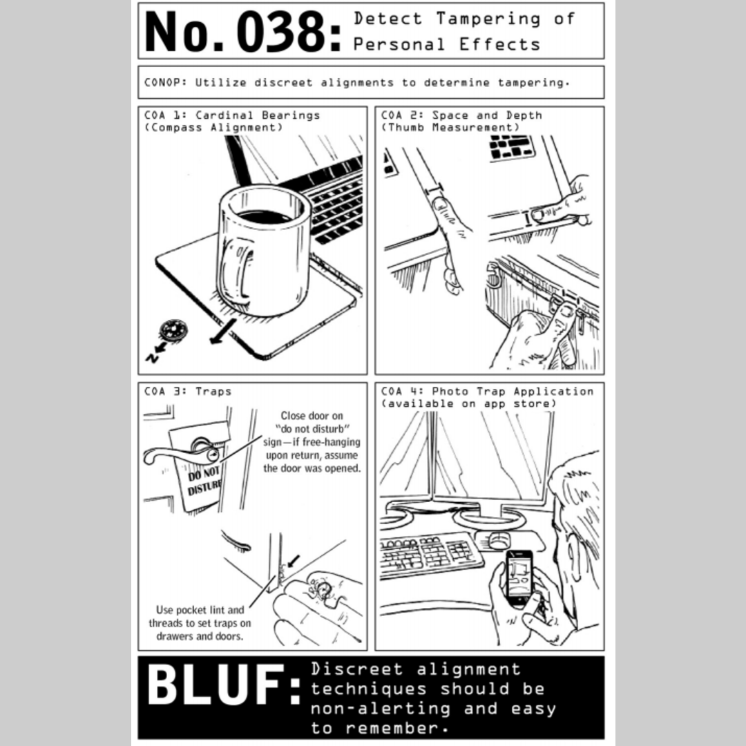 From The SEAL operative guide, by Clint Emerson