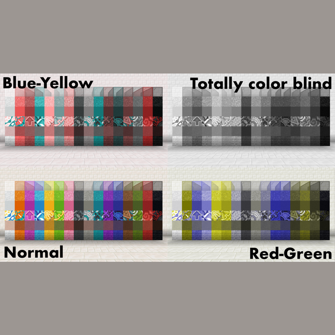 I made a shader to simulate color blindness in Minecraft!