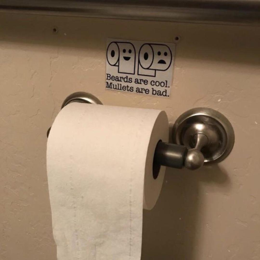 Never forget which way the roll should be installed again (admittedly useless info, though).