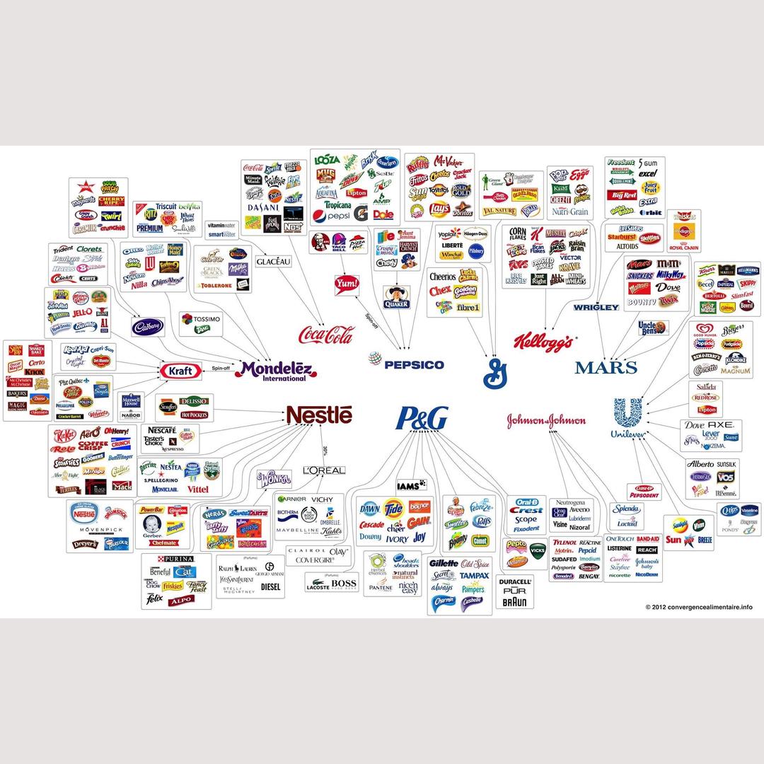 I wanted to share this guide that I saw on Facebook. I think it’s important to know which companies you’re supporting when buying products.