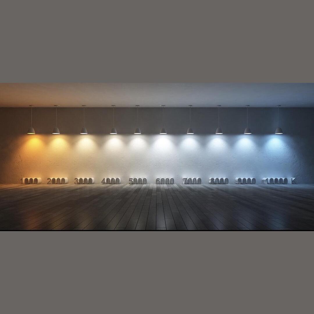 Different light temperatures