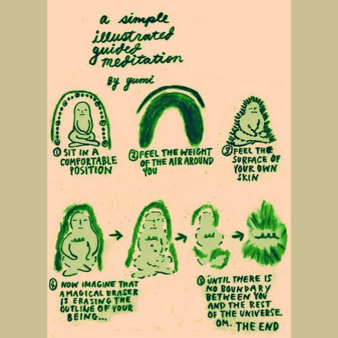 Simple guide to meditation. Helped me when I started out, you should totally try it!