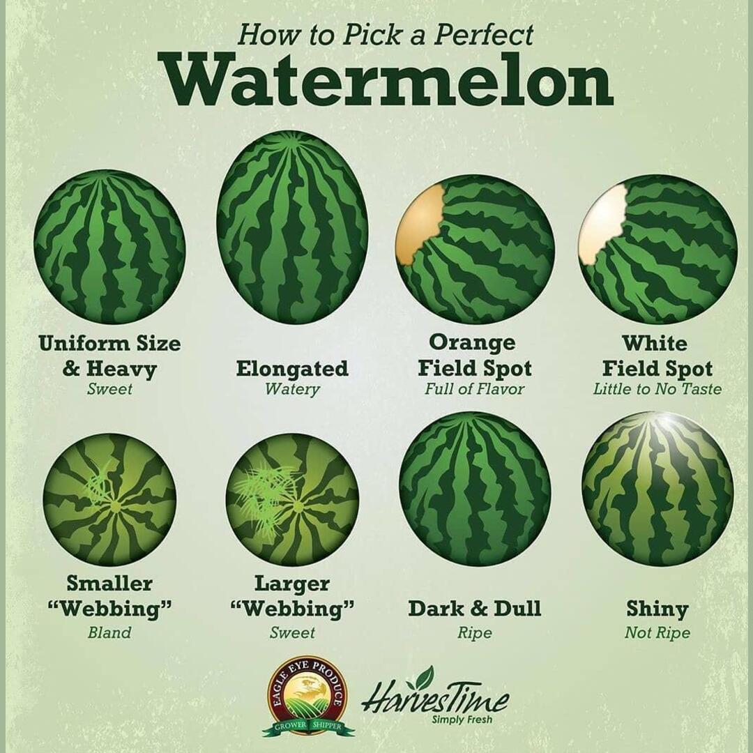 How to pick a perfect watermelon.